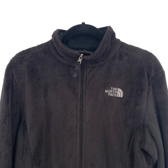 The North Face Women’s Full Zip Fleece Jacket Black Large - Picture 4 of 8